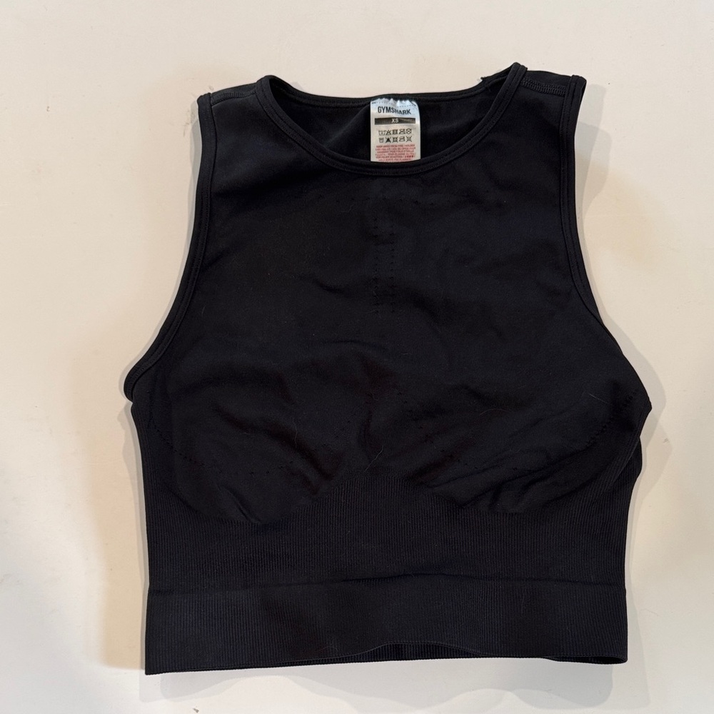 Gymshark Black Activewear Top Size XS